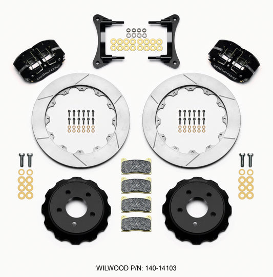 Wilwood Dynapro Radial Front Drag Kit 12.88 Vented 2015-Up Mustang Wilwood