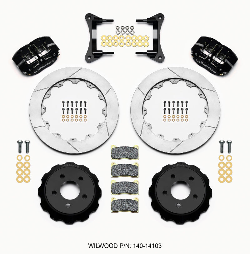 Wilwood Dynapro Radial Front Drag Kit 12.88 Vented 2015-Up Mustang Wilwood