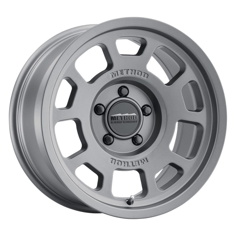 Method MR705 17x8.5 0mm Offset 5x5 71.5mm CB Titanium Wheel - eliteracefab.com