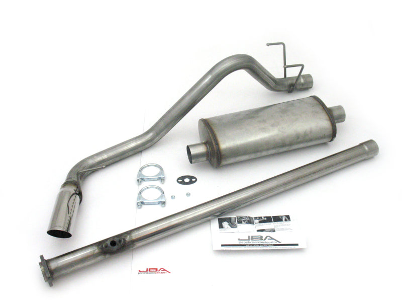 JBA 95-99 Toyota Tacoma (Xtra Cab) 2.4L/2.7L 409SS Pass Side Single Exit Cat-Back Exhaust JBA