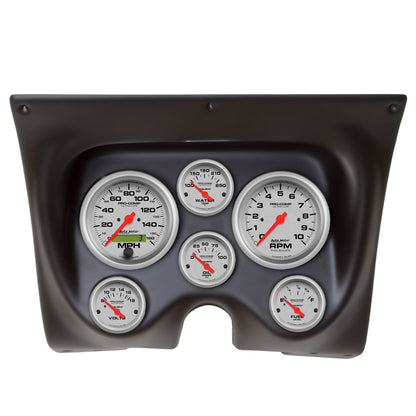 Autometer Ultra-Lite 67-68 Camaro/Firebird Dash Kit 6pc Tach / MPH / Fuel / Oil / WTMP / Volt 7020-UL