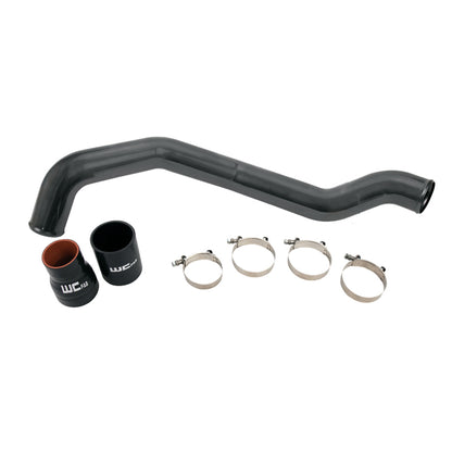 Wehrli 04.5-10 Chevrolet 6.6L LLY/LBZ/LMM Duramax Driver Side 3in Intercooler Pipe - Gloss Black - eliteracefab.com