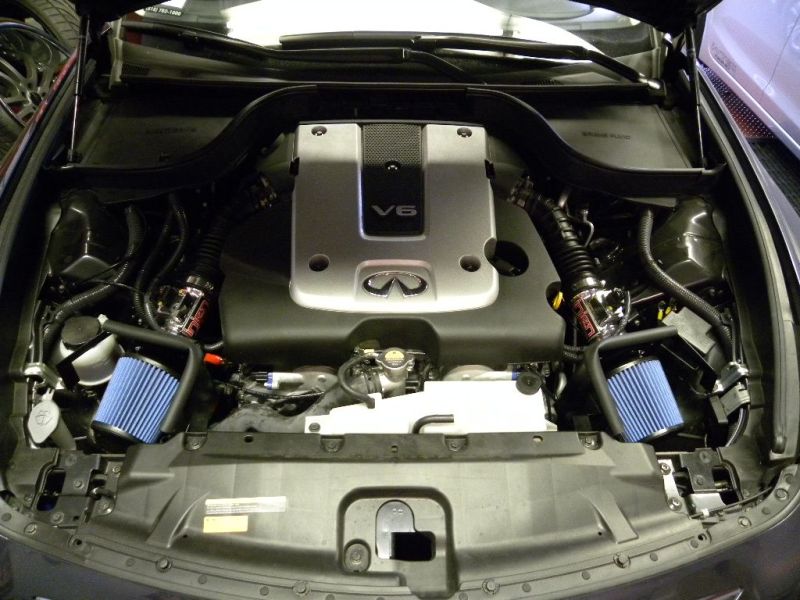 Injen 12 Infiniti G25 2.5L V6 Dual Black Short Ram Intake w/ MR Technology - eliteracefab.com