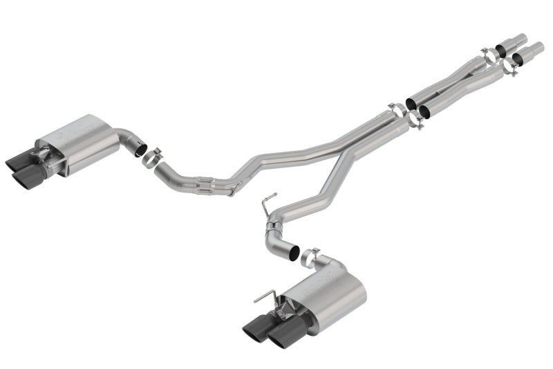 2018-2021 Ford Mustang GT Cat-Back Exhaust System ATAK Part # 140743BC - eliteracefab.com