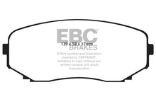 Load image into Gallery viewer, EBC 11-14 Ford Edge 2.0 Turbo Ultimax2 Front Brake Pads - eliteracefab.com