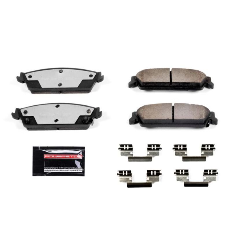 Power Stop 99-00 Cadillac Escalade Rear Z36 Truck & Tow Brake Pads w/Hardware - eliteracefab.com