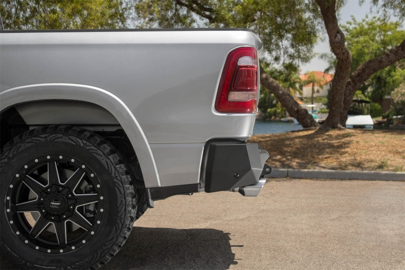 Addictive Desert Designs 2019 Ram 1500 Hammer Stealth Fighter Rear Bumper w/ 6 Sensor Cutouts - eliteracefab.com