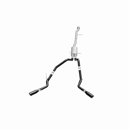 MagnaFlow SYS Cat-Back 3.5in Black Dual Split Rear Tips 14-15 Chevy Silverado/GMC Sierra 4.3L-5.3L Magnaflow