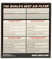 K&N Universal Oval Clamp-On Air Filter 2-3/4in Flange 6-1/4in Length 4in Width 5in Height - eliteracefab.com