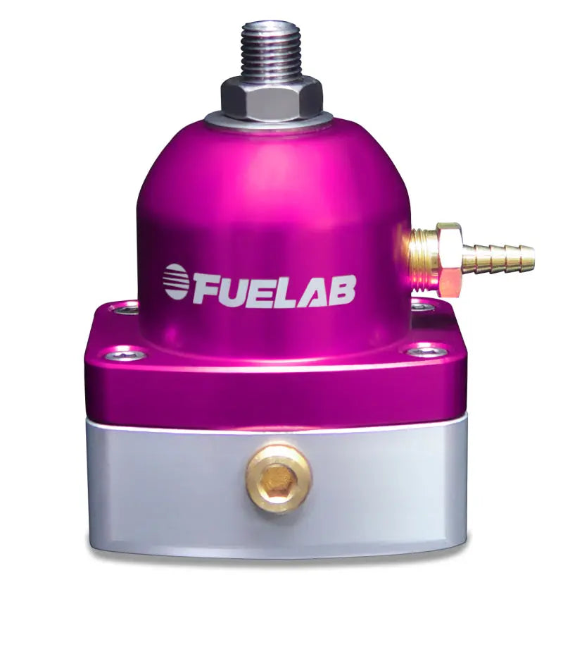 Fuelab 515 EFI Adjustable FPR 25-90 PSI (2) -6AN In (1) -6AN Return - Purple - eliteracefab.com