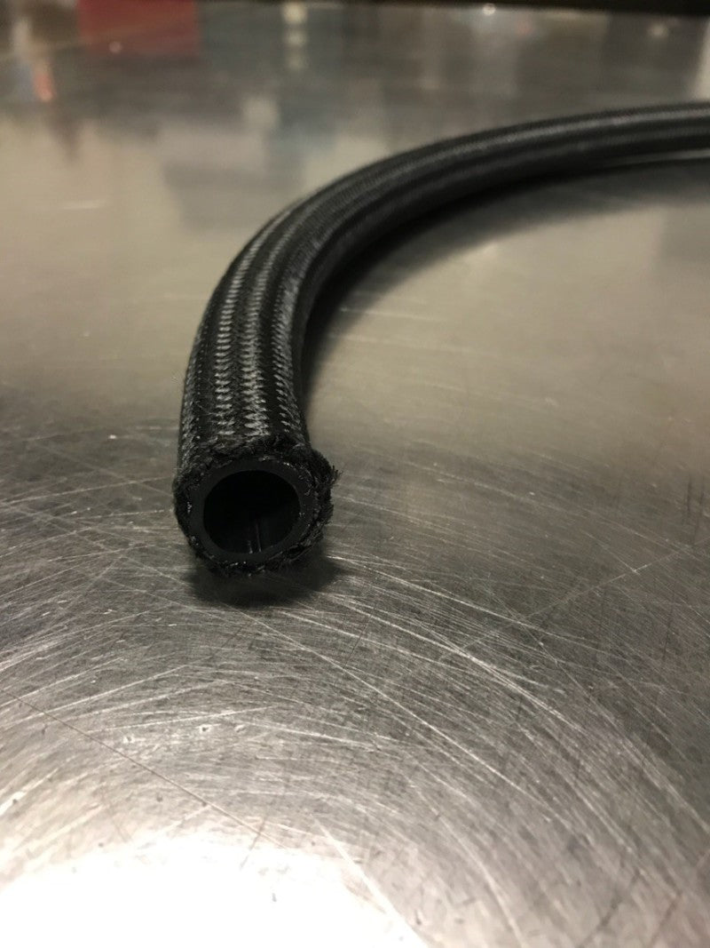 Fragola Performance Systems 841508 Premium Black Nylon Race Hose - 15 Feet Fragola