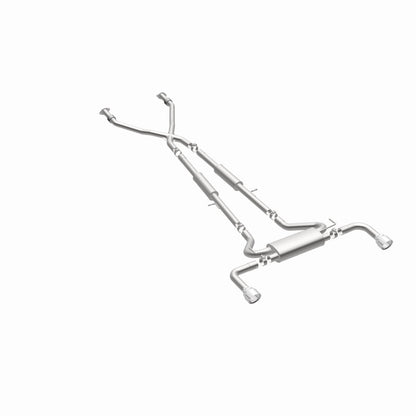 MagnaFlow 14 Infiniti Q50 V6 3.7L Cat-Back Polished Stainless Tips Dual Split Rear Exit Exhaust Magnaflow