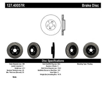 Load image into Gallery viewer, STOPTECH 02-06 ACURA RSX TYPE S / 06-09 HONDA CIVIC SI SLOTTED &amp; DRILLED RIGHT FRONT ROTOR, 127.40057R - eliteracefab.com