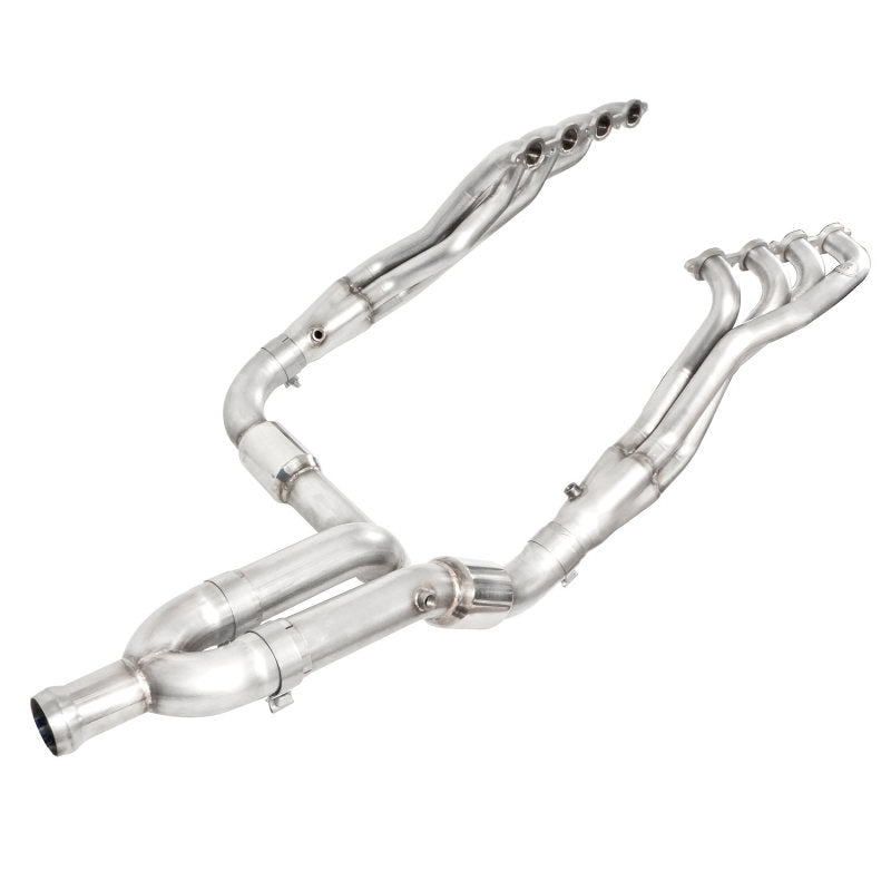 Stainless Works 2007-13 Chevy Silverado/GMC Sierra Headers 1-7/8in Primaries High-Flow Cats Y-Pipe - eliteracefab.com