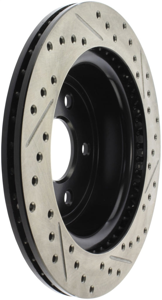 StopTech Slotted & Drilled Sport Brake Rotor - eliteracefab.com