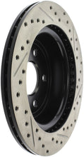 Load image into Gallery viewer, StopTech Slotted &amp; Drilled Sport Brake Rotor - eliteracefab.com