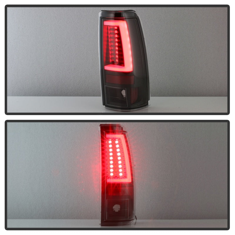 Spyder 03-06 Chevy Silverado - (Does Not Fit Stepside) LED Tail Lights - All Black ALT-YD-CS03V2-LED - eliteracefab.com