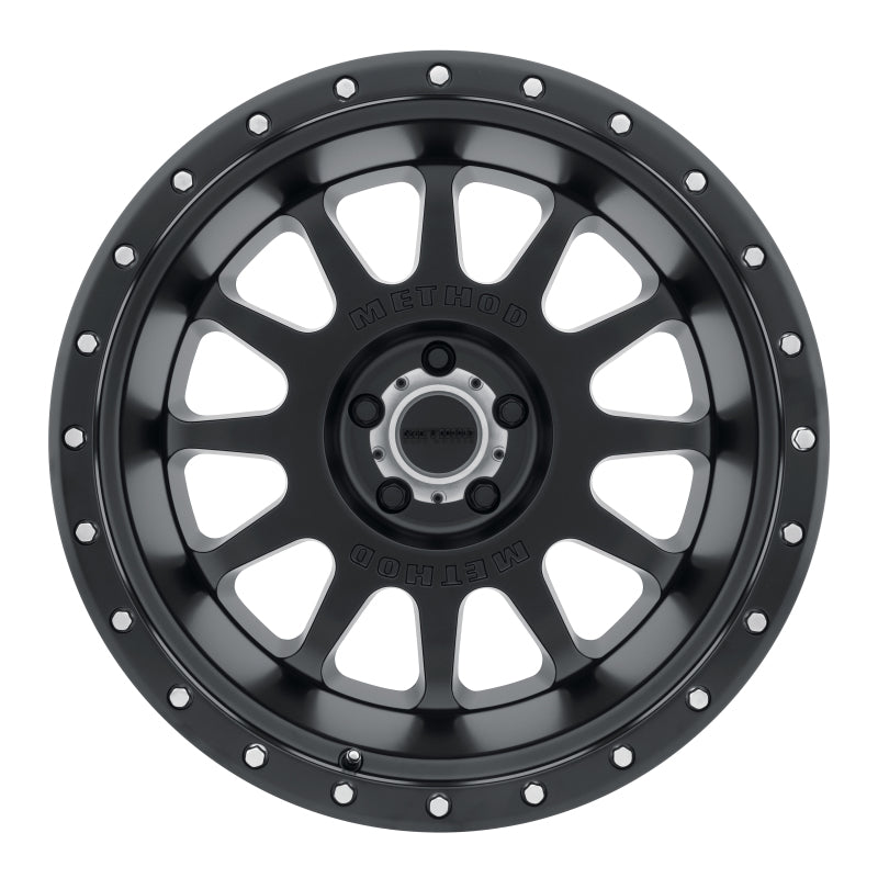 Method MR605 NV 20x9 -12mm Offset 5x150 110.5mm CB Matte Black Wheel - eliteracefab.com