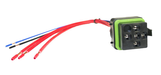 Hella Relay Connector ISO Mini Weatherproof w/ 12in Leads - eliteracefab.com