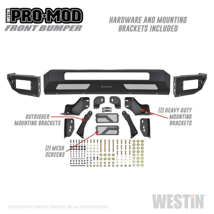 Westin 2011-2016 Ford F-250/350/450/550 Super Duty Pro-Mod Front Bumper Westin