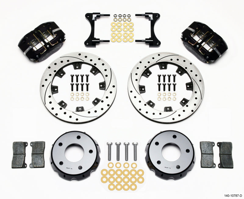 Wilwood Dynapro Radial Front Drag Kit 11.75in Vented Drilled 98-02 Camaro/Firebird Wilwood