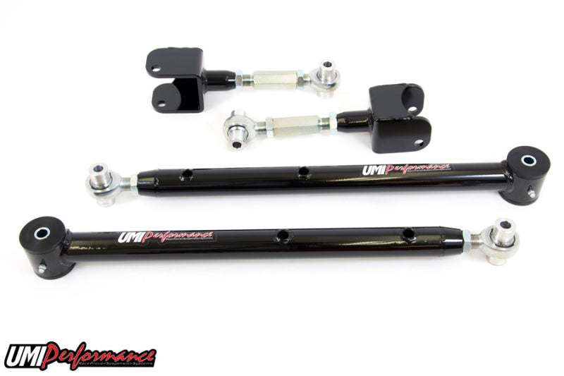 UMI Performance 78-88 GM G-Body Adjustable Upper & Lower Control Arm Kit - eliteracefab.com