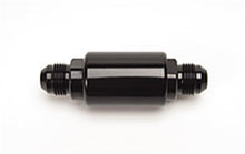 Load image into Gallery viewer, Russell Performance Black Anodized (3-1/4in Length 1-1/4in dia. -8 male inlet/outlet) - eliteracefab.com