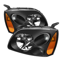 Load image into Gallery viewer, Xtune Mitsubishi Galant 04-08 Amber Crystal Headlights Black HD-JH-MG04-AM-BK - eliteracefab.com