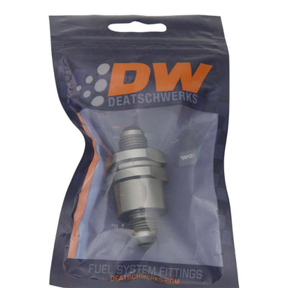 DeatschWerks 6AN Male Flare + 6AN Male Flare One Way Check Valve