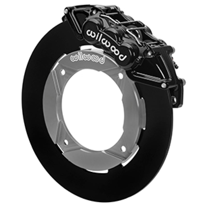 Wilwood 2014+ Polaris RZR XP 1000 Front Kit 11.25in - Black Wilwood
