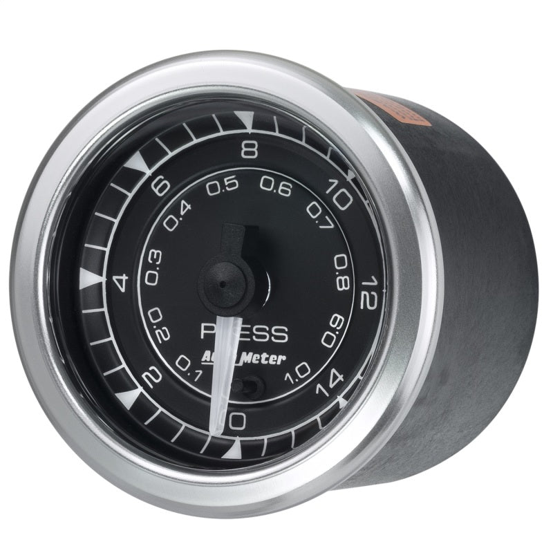 Autometer Chrono 2-1/16in 15PSI Pressure Gauge 8162