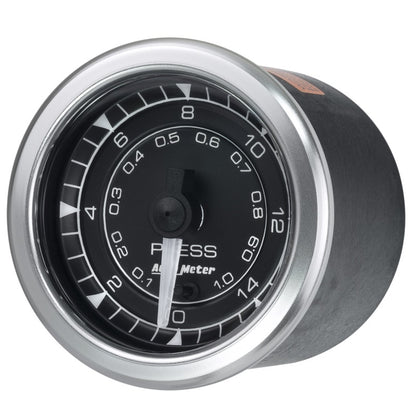 Autometer Chrono 2-1/16in 15PSI Pressure Gauge 8162