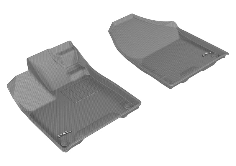 3D MAXpider 2016-2020 Honda Pilot/Passport Kagu 1st Row Floormat - Gray