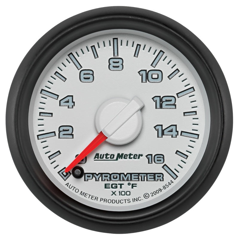 AutoMeter GAUGE; PYRO. (EGT); 2 1/16in.; 1600deg.F; STEPPER MOTOR; RAM GEN 3 FACT. MATCH Dodge 2003-2009 - eliteracefab.com