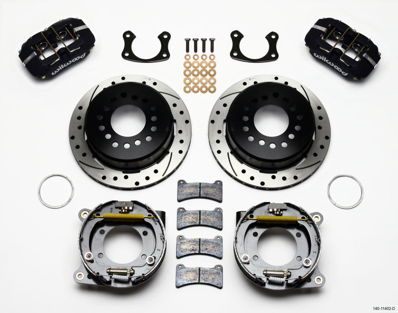 Wilwood Dynapro Low-Profile 11.00in P-Brake Kit Drilled New Big Ford 2.36in Offset Wilwood