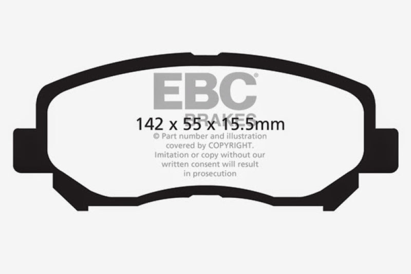 YellowStuff Front Brake Pads - DP42134R EBC