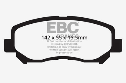 YellowStuff Front Brake Pads - DP42134R EBC