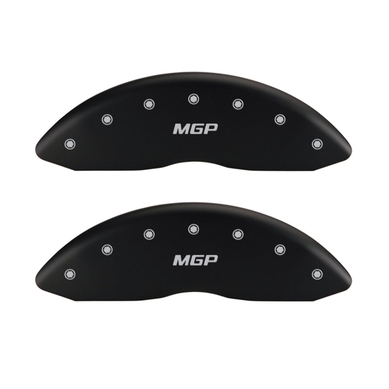 MGP 4 Caliper Covers Engraved Front & Rear MGP Red finish silver ch MGP