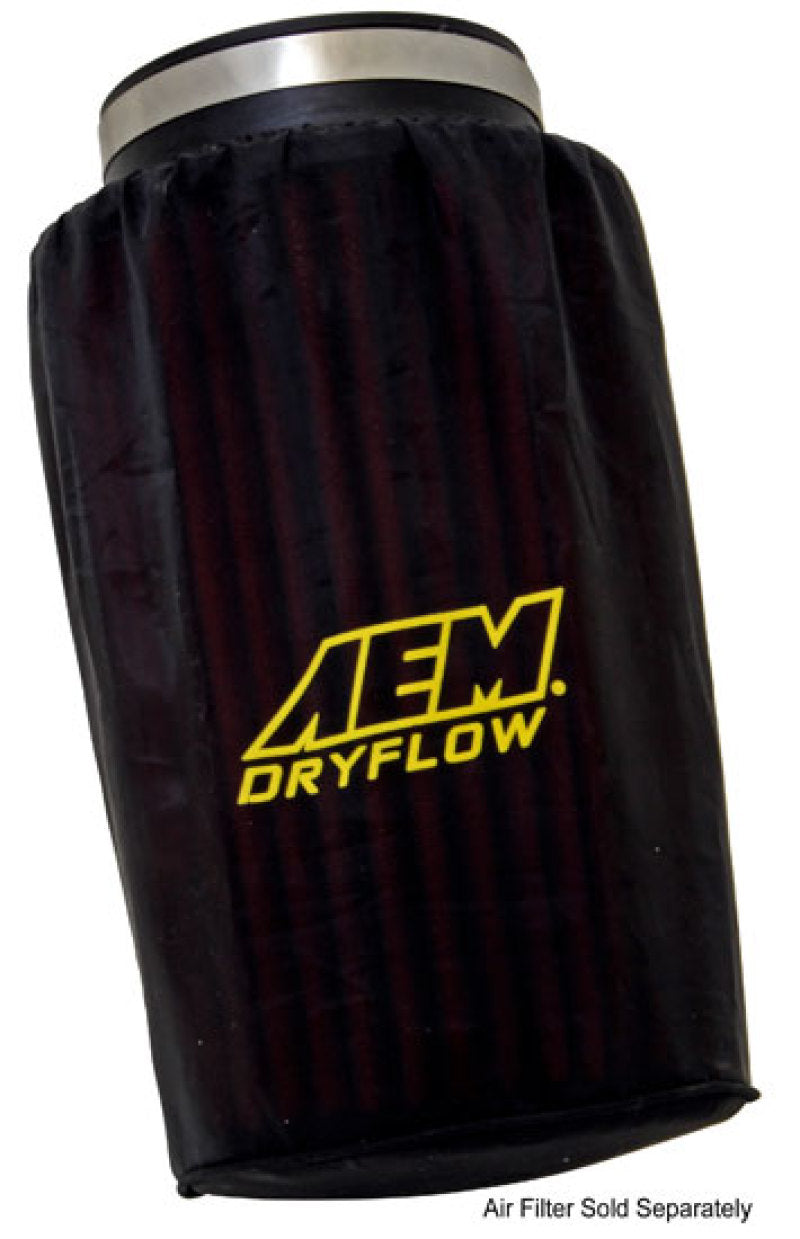 AEM Air Filter Wrap 6 inch Base 5 1/4 inch Top 9 inch Tall - eliteracefab.com