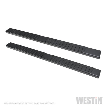 Westin 2019 Chevrolet Silverado/Sierra 1500 Crew Cab R7 Nerf Step Bars - Black - eliteracefab.com