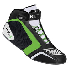 Load image into Gallery viewer, OMP KS-1 Shoes Black/White/Green - Size39