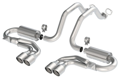 1997-2004 Chevrolet Corvette Base Cat-Back Exhaust System S-Type Classic Part # 140038 - eliteracefab.com