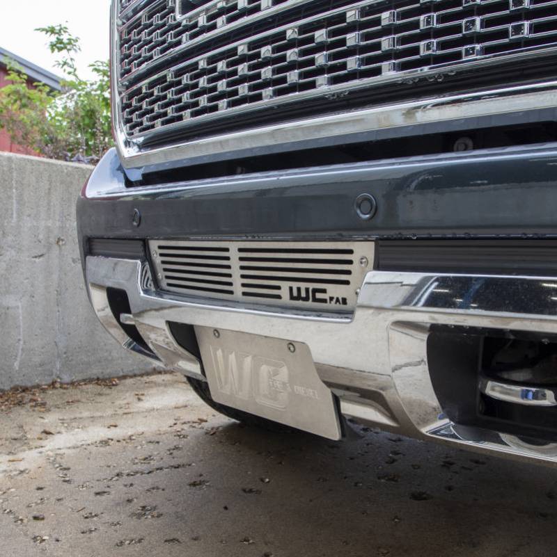 Wehrli 15-19 GMC Sierra 6.6L LML/L5P Duramax Bumper Grille - Gloss White Wehrli