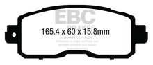 Load image into Gallery viewer, EBC 13+ Nissan Altima 2.5 (L33) Sedan Yellowstuff Front Brake Pads - eliteracefab.com