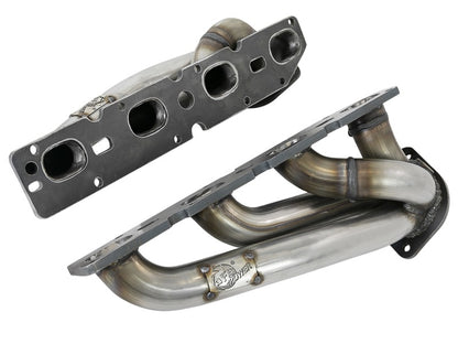 aFe Power Twisted Steel 304SS Shorty Header 09-18 Dodge Challenger / Charger V8-5.7L aFe