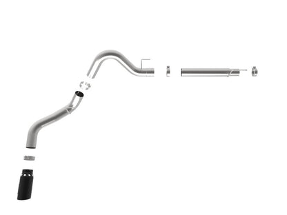 aFe 2021 Ford F-150 V6-3.0L (td) Large Bore 409 SS DPF-Back Exhaust System aFe