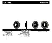 Load image into Gallery viewer, StopTech Slotted and Drilled Rotor BMW Rear Left 127.34054L - eliteracefab.com