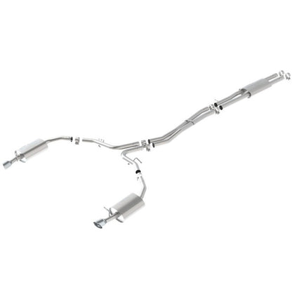 Ford Racing 10-17 Taurus Sho Cat-Back Touring Exhaust System - Chrome Tips Ford Racing