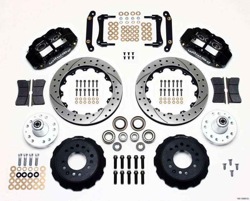Wilwood Narrow Superlite 6R Front Hub Kit 12.88in Drilled 70-78 Camaro (*Line Kit Needed*) Wilwood