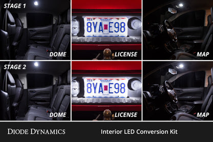 Diode Dynamics 05-21 Nissan Frontier Interior LED Kit Cool White Stage 2 Diode Dynamics
